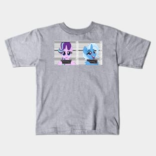 Barbie mugshot Starlight Glimmer and Trixie Kids T-Shirt